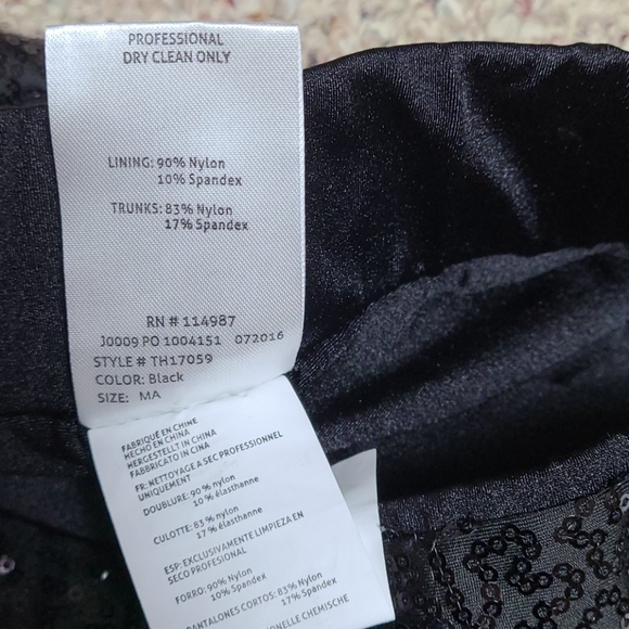 3/$15 10th HOUSE SEQUIN DANCERS SHORTS - Picture 4 of 6